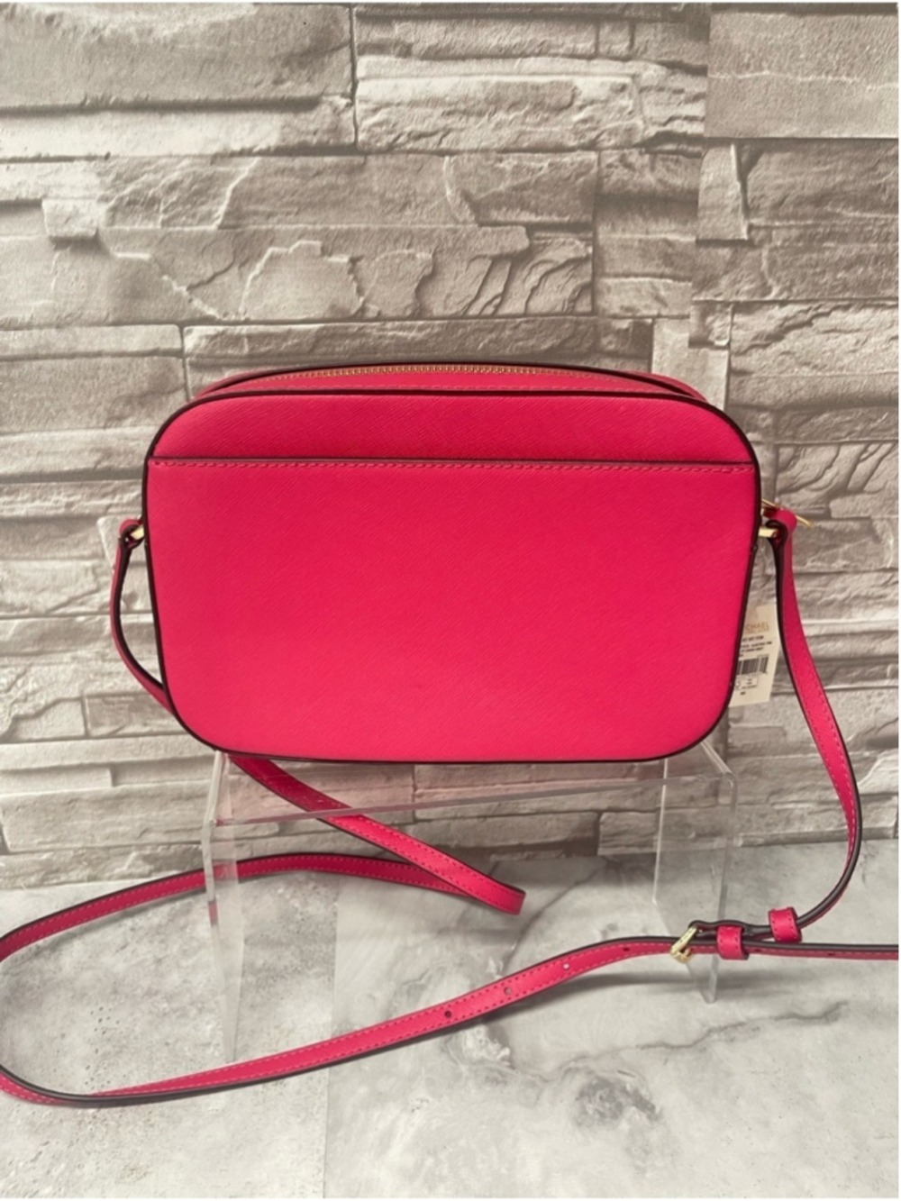 Michael Kors Large EW Chain Crossbody Electric Pink - Picture 2 of 5